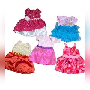Lot of 5 Dressy Outfits for 18” Dolls | Party, Princess & Everyday Styles